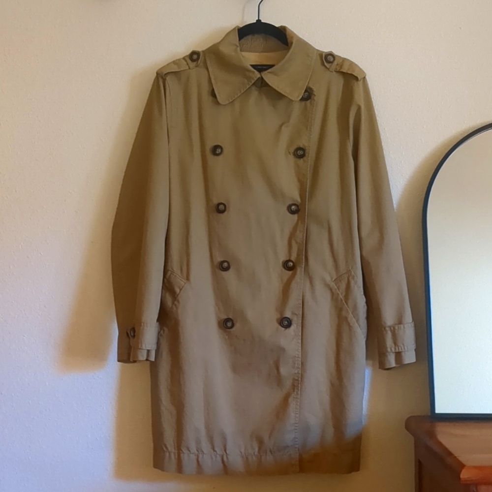 Madewell double breasted trench coat